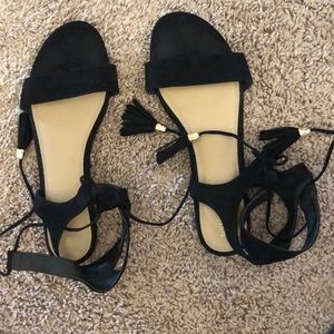 Black sandals